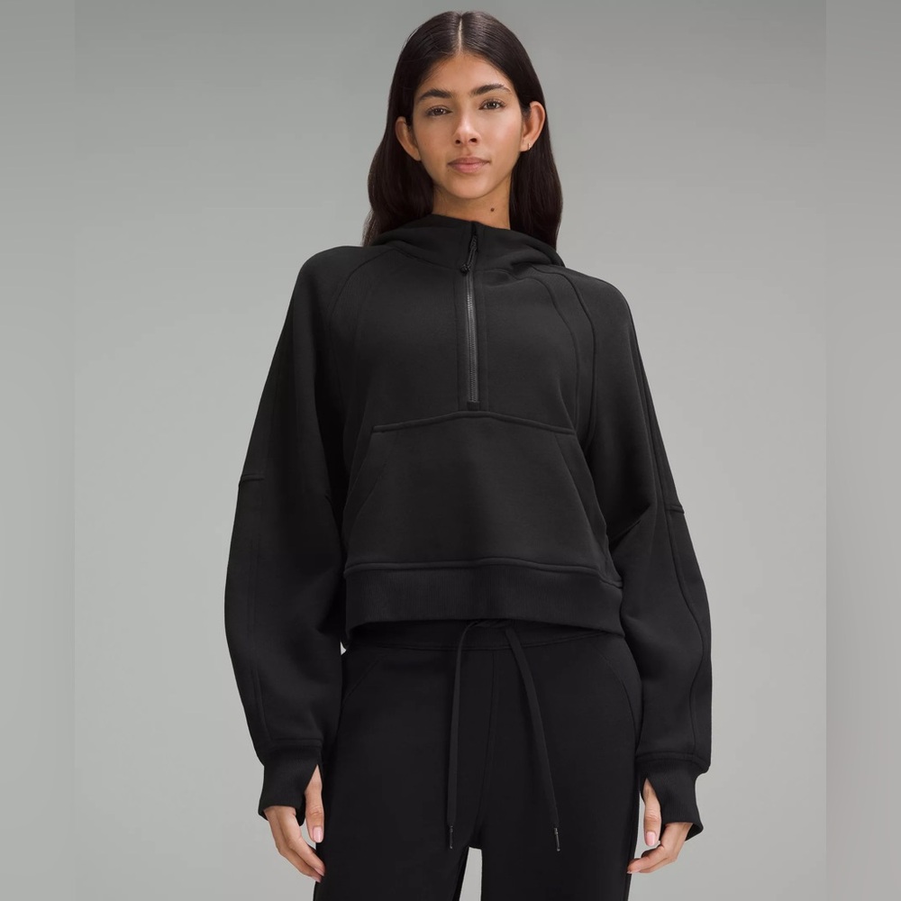 Lululemon Black Scuba Half Zip